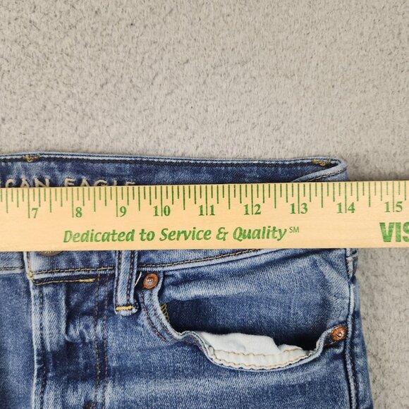 American Eagle Jeans Mens 28x30 Original Fit Straight Leg AirFlex+ Denim Pants - Picture 4 of 12
